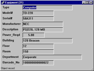 Drawbase User Definable Equipment Form!